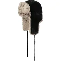 Stetson Seldovia Corduroy Aviator Hat 1/Black Pipot 61/XL