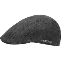 Stetson Old Cotton Ear Flaps Black Lippalakit L