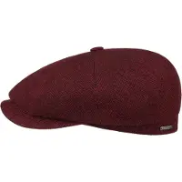 Stetson Men's Hatteras Wool Herringbone Red Lippalakit M