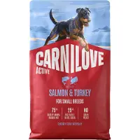 Carnilove ACTIVE koirille lohi & kalkkuna Small Breed kuivaruoka 1,5 kg