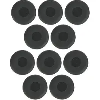 Jabra Evolve 20SE/30/30II/40/65 vaihtopehmuste, nahkaa, musta, 10kpl