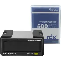Tandberg Data Overland-8863-RDX, Levymuisti, RDX-patruuna, USB 3.2 Gen 1 (3.1 Gen 1), HDD, musta, UL 60950, CSA C22.2 No. 60950, IEC 60950/ EN60950 FCC 47C
