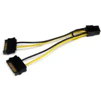 StarTech.com 6in SATA Power to 6 Pin PCI Express Video Card Power Cable Adapter (SATPCIEXADAP)
