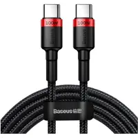 Baseus Cafule USB-C Kaapeli - 2m - Punainen / Musta
