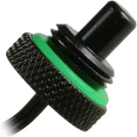 Bitspower G1/4" Matt Black Temperature Sensor Stop Fitting