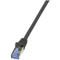 Logilink 7.5m Cat7 S/FTP, 7,5 m, Cat7, S/FTP (S-STP), RJ-45, RJ-45, Musta (CQ4083S)