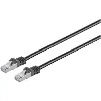 Microconnect Cat7 S/FTP RJ45 10m -verkkokaapeli, musta