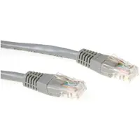 ACT CAT6 U/UTP harmaa verkkokaapeli
