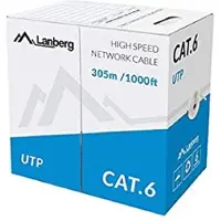 Lanberg LCU6-10CC-0305-S, 305 m, U/UTP (UTP), Harmaa