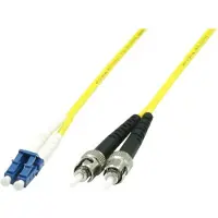 Microconnect OS2 LSZH LC/PC-ST/PC 5m -valokuitukaapeli, keltainen