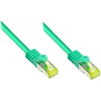 Alcasa electronik Cat.7 S/FTP 2m networking cable Green Cat7 S/FTP (S-STP) (8070R-020G)