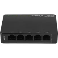 Lanberg 5-porttinen Kytkin 1000 Mbps (POE Extender, 30W/Port, Max 60W)