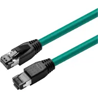 Microconnect S/FTP Cat8.1 suojattu laitekaapeli, 10m, vihreä
