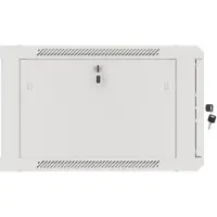 Lanberg WF01-6606-10S, Seinään asennettava laitekehikko, 6U, 60 kg, 18 kg, Harmaa