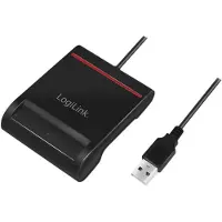 Logilink CR0047, USB 2.0, Musta, 64 g