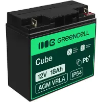 Green Cell – Ersatzbatterie AGM09 12V/18Ah SLA