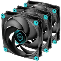 Iceberg Thermal IceGALE Silent PWM, Tuuletin, 12 cm, 600 RPM, 1600 RPM, Musta (ICEGALE12P-BBT-3A)