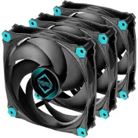 Iceberg Thermal IceGALE Silent, Tuuletin, 12 cm, 1100 RPM, Musta (ICEGALE12S-BBT-3A)