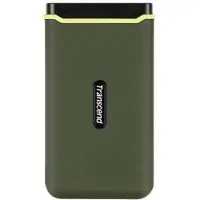 Transcend 512 GB EXTERNAL SSD, USB/USB-C 3.2 GEN2 - ESD380C (MILITARY GREEN) (TS500GESD380C)