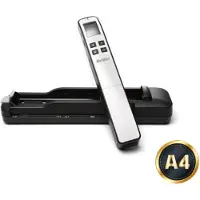 Avision 000-0783A-01G, 216 x 356 mm, 300 x 1200 DPI, 0,6 sek/sivu, Kannettava skanneri, Valkoinen, LCD