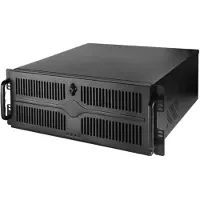 Chieftec UNC-409S-B, räkkiasennettava serverikotelo, 4U, musta/harmaa