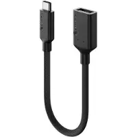 Alogic Elements PRO - USB-C–USB-A-sovitin, Musta
