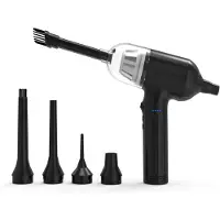 CoreParts 2in1 Cordless Air Duster and Vacuum Cleaner -sähköinen ilmapuhdistuslaite, Musta