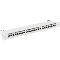 Lanberg PPS7-1024-S, Cat7, F/UTP (FTP), Telinekiinnitys, 1U, Harmaa, ABS, Metalli