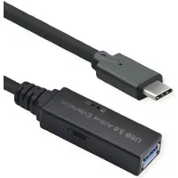 Roline - USB-C extension cable - 24 pin USB-C to USB Type A - 15 m