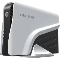 Graugear – GRAUGEAR G-3501-A-10G, HDD-kotelo, 3.5", Serial ATA III, 6 Gbit/s, USB-liitettävyys, Valkoinen (G-3501-A-10G-4TB)