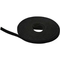 Lanview Hook and Loop Roll 10m x 15mm Black (W128444974)