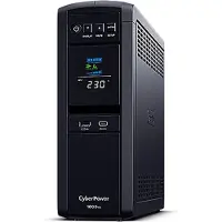 Cyberpower CP1600EPFCLCD, Linjainteraktiivinen, 1,6 kVA, 1000 W, Pure sine, 169 V, 271 V