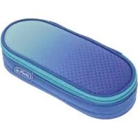 Herlitz Etui Dip Dye, Pehmeä lyijykynäkotelo, Polyesteri, Sininen, Turkoosi, Yksivärinen, Vetoketju, Nuoruus (50046430)