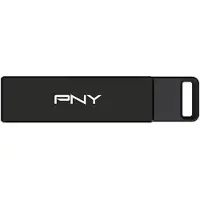PNY Elite-X, 64 GB, USB Type-C, 3.2 Gen 1 (3.1 Gen 1), 200 MB/s, Taittuva, Musta (P-FDI64GELTXC-GE)