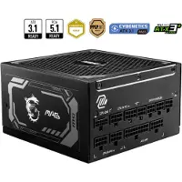MSI MAG A1250GL PCIE5 1250W -virtalähde, 80 Plus Gold