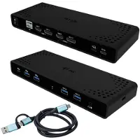 ITEC CADUA4KDOCKPDB, Langallinen, USB 3.2 Gen 1 (3.1 Gen 1) Type-C, 85 W, 10,100,1000 Mbit/s, Musta, 5 Gbit/s