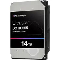 Western Digital WD Ultrastar HC555 3.5" 14 Tt, 7200 RPM, 512 MB, 550 WRL, SATA III -kovalevy (yrityskäyttöön)
