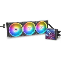 Thermaltake MAGFloe 360 Ultra ARGB, All-in-one-nesteenjäähdytin, 12 cm, 500 RPM, 2000 RPM, Musta (CL-W432-PL12SW-A)