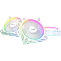 Asus Prime MR120 ARGB Reverse Triple pack, 120mm PWM-laitetuuletinsarja, valkoinen