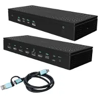 ITEC CA5MONITORDOCKPD, Langallinen, USB 3.2 Gen 1 (3.1 Gen 1) Type-C, 100 W, 10,100,1000,2500 Mbit/s, Musta, 10 Gbit/s