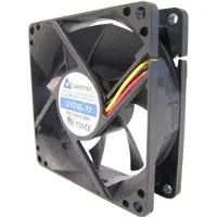 Chieftec AF-1225PWM 120 mm kuulalaakeroitu PWM-kotelotuuletin - musta