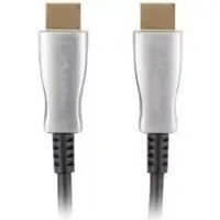 Lanberg CA-HDMI-20FB-1000-BK, 100 m, HDMI-tyyppi A (vakio), HDMI-tyyppi A (vakio), 3D, 18 Gbit/s, Musta, Hopea