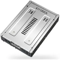Icy Dock – 2.5" to 3.5" Adapter/Converter SAS SFF-8482 metal silver (MB982IP-1S-1)