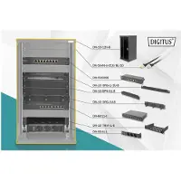 Digitus 10 INCH NETWORK BUNDLE, INCL. 12U CABINET, BLACK AND VARIOUS COMPONENTS (DN-10-SET-3-B)