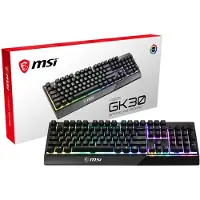 MSI Vigor GK30, Langallinen, USB, Mekaaninen, QWERTZ, RGB LED, Musta (S11-04DE226-CLA)