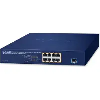 Planet MGS-910XP, Hallitsematon, 2.5G Ethernet (100/1000/2500), Täysin kaksipuolinen, Power over Ethernet -tuki, Telineasennus