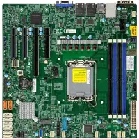 Supermicro X13SCL-F-B Bulk, Intel, LGA 1700, Intel Pentium G, Intel Xeon, DDR5-SDRAM, 128 GB, DIMM (MBD-X13SCL-F-B)