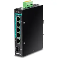 Trendnet TI-PG541i, Hallittu, L2+, Gigabit Ethernet (10/100/1000), Täysin kaksipuolinen, Power over Ethernet -tuki