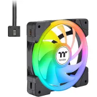 Thermaltake SWAFAN EX14 PWM ARGB -tuuletinsarja, hydraulinen laakeri, 140 mm, 3 kpl, musta
