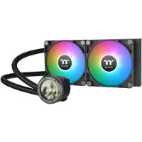 Thermaltake TH240 V2 Ultra, All-in-one-nesteenjäähdytin, 12 cm, 1500 RPM, 3000 RPM, Musta (CL-W383-PL12SW-A)